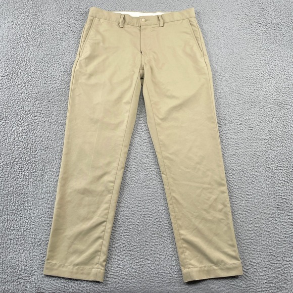 Polo Ralph Lauren Other - Polo Ralph Lauren Pants Mens 32/30 Tan Slim Fit Chino Trousers Khaki Polyester